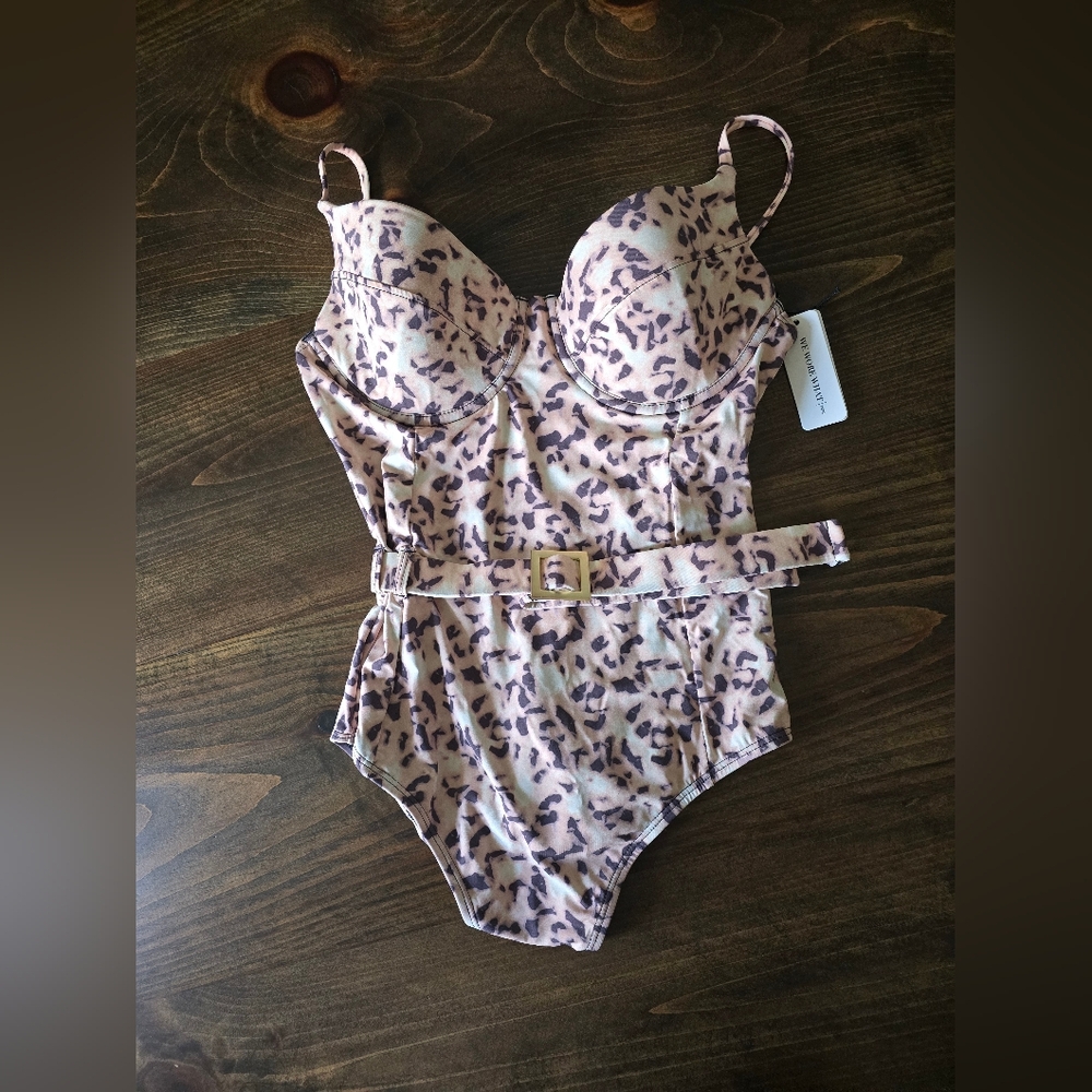 Leopard Print WOMENS One Piece Swimsuit